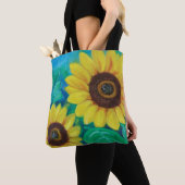 Tote Bag Fleurs de soleil (De près)