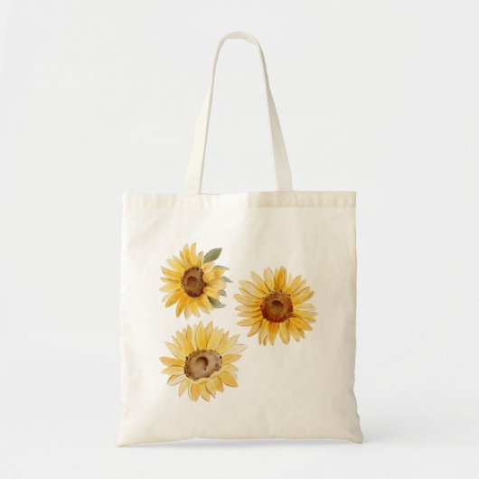 Tote Bag Fleurs de soleil (Devant)