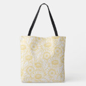 Tote Bag Fleurs de soleil (Dos)
