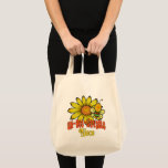 Tote Bag Fleurs de soleil et abeilles de nièce<br><div class="desc">Les plus incroyables nièces du monde sont les tournesols, les abeilles bourdonnantes et les idées de cadeaux textuels aux couleurs jolies, audacieuses et vives, orange, vert, rouge et jaune. Des cadeaux d'anniversaire, de fête ou d'occasion spéciale pour les nièces. Mignonnes, sucrées et fantaisistes, ces cadeaux féminins amusants lui feront sourire.Étiquettes:...</div>