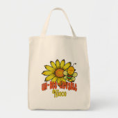 Tote Bag Fleurs de soleil et abeilles de nièce (Devant)