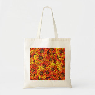 Tote Bag Fleurs de soleil orange
