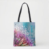 Tote Bag Fleurs de spectre arc-en-ciel (Devant)
