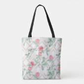 Tote Bag Fleurs de trèfle à l'aquarelle (Dos)