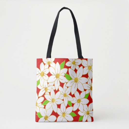 Tote Bag Fleurs de vacances (Devant)