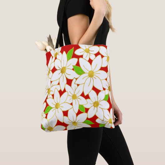 Tote Bag Fleurs de vacances (De près)