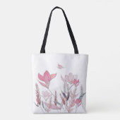 Tote Bag Fleurs d'eau (Dos)
