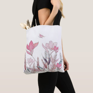 Tote Bag Fleurs d'eau