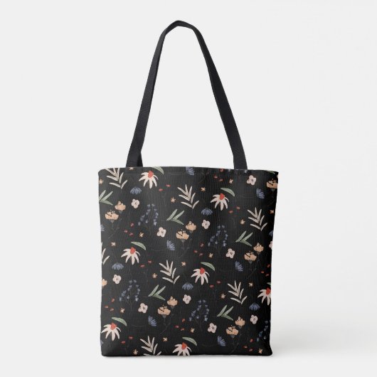 Tote Bag Fleurs d'eau simples 1 (Dos)