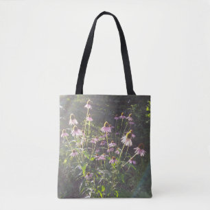 Tote Bag Fleurs d'échinacée au soleil