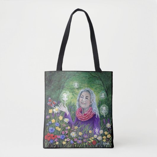 Tote Bag Fleurs d'été (Devant)