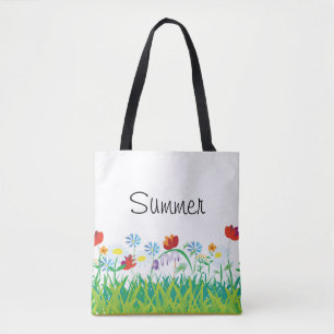 Tote Bag fleurs d'été