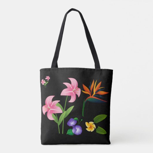 Tote Bag Fleurs d'été (Dos)