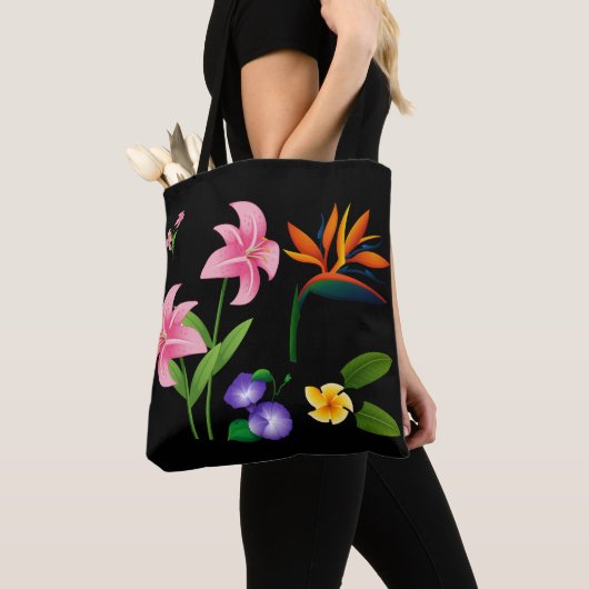 Tote Bag Fleurs d'été (De près)