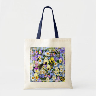 Tote Bag Fleurs d'été colorées