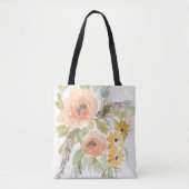 Tote Bag Fleurs D'Été Fin I (Devant)