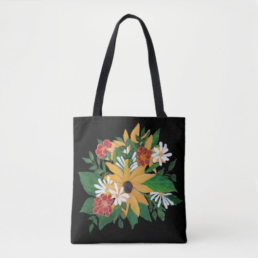 Tote Bag Fleurs d'été fourre-tout (Devant)