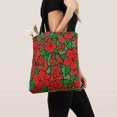 Tote Bag Fleurs d'Hibiscus #1 (De près)