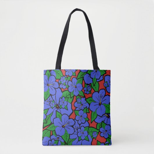 Tote Bag Fleurs d'Hibiscus #2 (Devant)