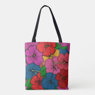 Tote Bag Fleurs d'Hibiscus #5