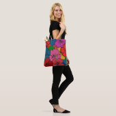 Tote Bag Fleurs d'Hibiscus #5 (Sur le modèle)
