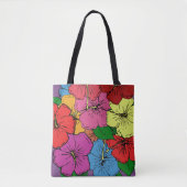 Tote Bag Fleurs d'Hibiscus #6 (Devant)