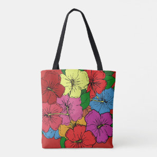 Tote Bag Fleurs d'Hibiscus #6