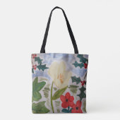 Tote Bag Fleurs d'hiver & Holly (Dos)
