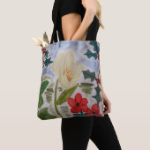 Tote Bag Fleurs d'hiver & Holly (De près)