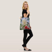 Tote Bag Fleurs d'hiver & Holly (Sur le modèle)