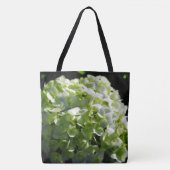 Tote Bag Fleurs d'hydrangées vertes (Devant)