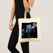 Tote Bag Fleurs d'Iris au Crépuscule (Devant (produit))