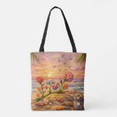 Tote Bag Fleurs du Rivage (Dos)