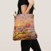 Tote Bag Fleurs du Rivage (De près)