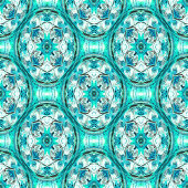 Tote Bag Fleurs en Turquoise.......