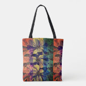 Tote Bag Fleurs Enthousiasme Delphinium Jardinage (Dos)