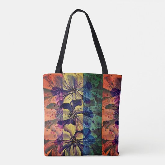 Tote Bag Fleurs Enthousiasme Delphinium Jardinage (Dos)
