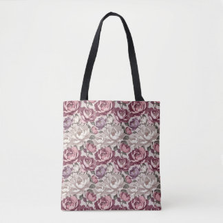 Tote Bag Fleurs Épanouies Audacieuses — Déclaration Maximal