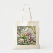 Tote Bag Fleurs et devis Magnolia (Devant)