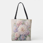 Tote Bag Fleurs et fleurs Fourre-tout - Jardins de sorcière (Dos)