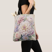 Tote Bag Fleurs et fleurs Fourre-tout - Jardins de sorcière (De près)