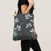 Tote Bag Fleurs et herbe (De près)