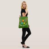 Tote Bag Fleurs et ornements de Noël (Sur le modèle)