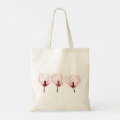 Tote Bag Fleurs éthérées, aquarelle (Dos)