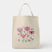 Tote Bag Fleurs Fantaisistes (Dos)