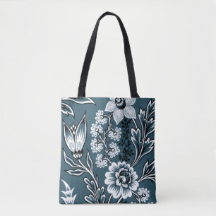 Tote Bag Fleurs Fantastiques (Slate Teal) Beaux-Arts