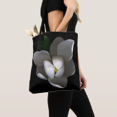 Tote Bag Fleurs | Fleur de Magnolia blanc unique (De près)