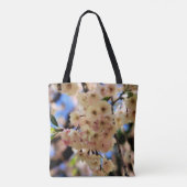 Tote Bag Fleurs Florales de Printemps Rose (Dos)