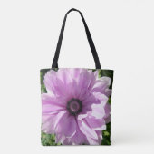 Tote Bag Fleurs florales roses de printemps Dames Nom de sa (Dos)