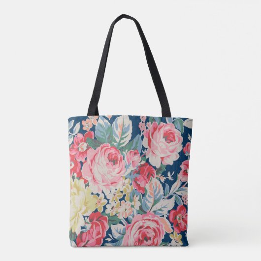 Tote Bag Fleurs florissantes modernes adorables (Dos)